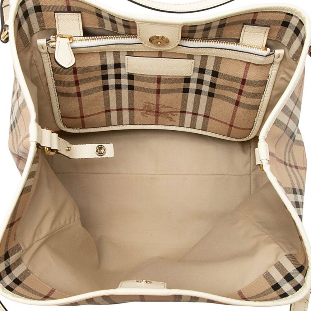 Burberry Haymarket Check Canterbury Small Tote - Picture 6 of 14